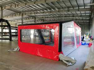Cabine de peinture mobile gonflable portable pour la peinture et l'entretien des voitures, <span class=keywords><strong>garage</strong></span> de voiture gonflable hermétique personnalisé - Product Image 2