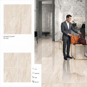 Marfil Beige Gray Marble Look Glazed Porcelain Floor Tiles Premium Luxury Surface 80x80cm - Product Image 5