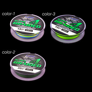 FJORD 300m 4-Braid haute résistance PE ligne <span class=keywords><strong>de</strong></span> pêche multicolore <span class=keywords><strong>fil</strong></span> flottant pour lac rivière océan bateau et pêche en ruisseau - Product Image 6