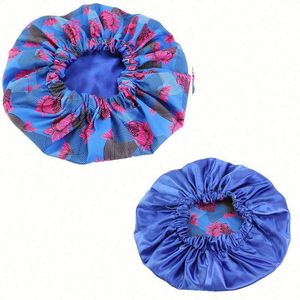 Bonnet Ankara réversible double couche en satin imprimé africain grande taille pour femme, idéal pour les voyages et la plage, mode quatre saisons - Product Image 5