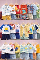 Pakaian Anak Grosir Partai Besar Bekas Campuran Merek Polyester/Katun Unisex Musim Panas untuk Anak-anak