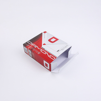 Emballage de boîte de papier de carton de ruban de conception personnalisée qui respecte l'environnement à verrouillage automatique autobloquant pour des cosmétiques