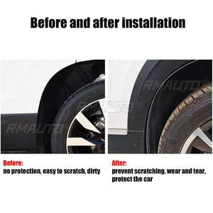 2 Piezas de Guardabarros Internos para Neumáticos Traseros de Coche, a Prueba de Barro, para Skoda Karoq 2016-2021, Cubierta Antisuciedad, Accesorios, Alfombrilla Delantera, Modificación - Product Image 2