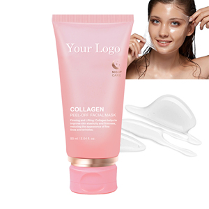 Masque facial hydratant et illuminateur au collagène, masque peel-off de nuit, masque facial en film, masque facial OEM - Product Image 1