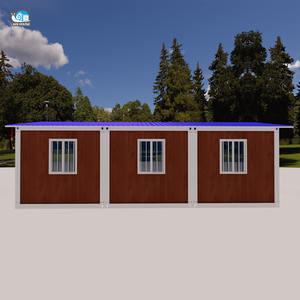 บ้านเคลื่อนที่ขนาด40ฟุตสุดหรูพร้อม3ห้องนอนบ้านตู้คอนเทนเนอร์แบบครอบครัวขนาดเล็กสำเร็จรูป - Product Image 4