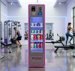 Distributore Automatico Commerciale Sottile con Schermo Touch, Pagamento in Contanti e Carta, per Bevande, Snack e Cosmetici - Product Image 4