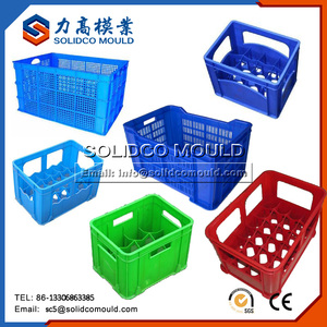 Moule d'injection plastique pliable personnalisé pour les caisses de fruits et légumes agricoles, le <span class=keywords><strong>vin</strong></span>, le lait - Produit ménager - Product Image 2