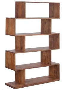 S Shaped Unique Modern Design Living Room <b>Wooden</b> Bookshelf Bookcase Book <b>Shelves</b> for Home Handmade Bulk Product - Product Image 3