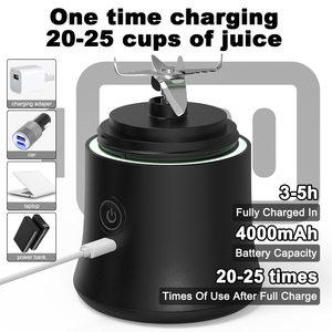 OEM Personal Portable Juicer USB Rechargeable Portable Blender for Smoothies and Shakes BPA Free Blender Travel Blender For Car - Product Image 5