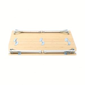 High Quality Portable Lightweight Folding <b>Table</b> <b>Feet</b> Multifunctional Adjustable Bamboo Aluminum Beach Outdoor Furniture Modern - Product Image 4