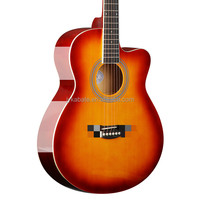 Guitare acoustique 40 pouces pour débutants de la marque Kabat Factory, en épicéa massif, manche en okoumé, touche en bois d'ingénierie, cordes en cuivre, OEM 6 cordes