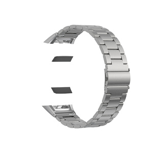 Bracelet de montre en acier inoxydable pour <span class=keywords><strong>huawei</strong></span> <span class=keywords><strong>band</strong></span> <span class=keywords><strong>6</strong></span>/honour <span class=keywords><strong>6</strong></span> Bracelet de montre en métal pour <span class=keywords><strong>huawei</strong></span> <span class=keywords><strong>band</strong></span> <span class=keywords><strong>6</strong></span> <span class=keywords><strong>pro</strong></span> Bracelet de montre intelligente - Product Image 2