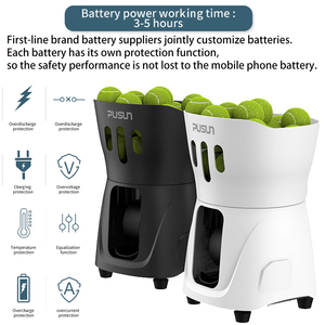 Máquina Lanzapelotas de Tenis Automática Portátil PUSUN PT MINI <span class=keywords><strong>Pro</strong></span>, Controlada por Aplicación, Lanzador Inteligente para Entrenamiento de Jugadores - Product Image 2