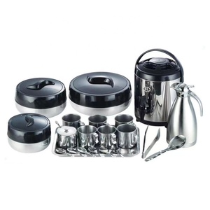 Bandeja Redonda <span class=keywords><strong>de</strong></span> <span class=keywords><strong>Acero</strong></span> <span class=keywords><strong>Inoxidable</strong></span> para Beber, 21 Uds., Taza <span class=keywords><strong>de</strong></span> Café, Cubo <span class=keywords><strong>de</strong></span> Té con Leche, Juego <span class=keywords><strong>de</strong></span> Vajilla, Utensilios <span class=keywords><strong>de</strong></span> Cocina, Cazuela - Product Image 3