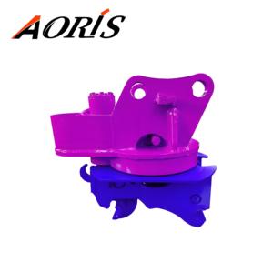 Attacco rapido rotante di 360 gradi per <span class=keywords><strong>Kubota</strong></span> da 1.7 tonnellate di escavatore a sgancio rapido idraulico a vite senza fine accoppiatore rapido - Product Image 4