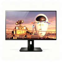 Nouvel écran large sans cadre IPS 4K HDR LED de 27 pouces pour ordinateur, luminosité de 350 cd/m², temps de réponse de 5 ms, 60 Hz, DP/ Réglable