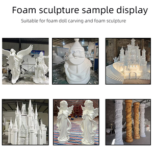 4 trục 3D <span class=keywords><strong>CNC</strong></span> Polystyrene bọt Bộ định tuyến định dạng lớn ván lướt sóng định hình Máy thành phần cốt lõi loại động cơ máy khắc - Product Image 4