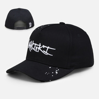 Gorra de Béisbol de 5 Paneles Bordada con Logotipo Personalizado Negro de Alta Calidad, Gorra de Papá, Gorra Deportiva Ajustable Suave Sin Estructura para Hombre