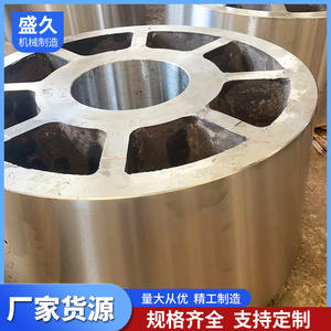 อุปกรณ์เสริมเตาเผาอุตสาหกรรม ยางรองรับเครื่องอบแห้ง ลูกกลิ้งยางรองรับเตาเผาแบบหมุน วงแหวนยางรองรับ เฟืองหล่อขึ้นรูปขนาดใหญ่ สามารถกลึงได้ทุกชนิด - Product Image 3