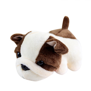 Peluche de cachorro de simulación, perro Sha <span class=keywords><strong>Pei</strong></span>, colgante pequeño, llavero, embalaje de malla, relleno de algodón PP - Product Image 5