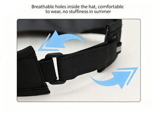 Custom Sports <b>Sun</b> Visor <b>Hats</b> <b>Men</b> Women Foldable Brim Lightweight Packable Adjustable Visor Caps Running Golf Tennis - Product Image 4
