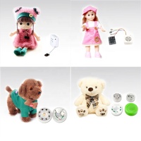 Module sonore personnalisé en plastique, puce vocale, module vocal préenregistré pour jouets en peluche, poupées, cadeaux