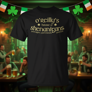 Camiseta para adultos con estampado del Día de San Patricio, celebración de pub irlandés, unisex, manga corta, cuello redondo, camiseta de fiesta de algodón - Product Image 3