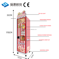 Machine à Popcorn Automatique Innovante et Compacte, Facile à Utiliser, à Fort Rendement, pour la Vente de Snacks dans les Centres Commerciaux, les Cinémas et les Parcs d'Attractions