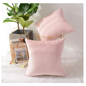 Cojines y fundas de almohada de terciopelo hechos a medida, cojines de asiento y respaldo de color liso, fundas para cojines de coche, almohada - Product Image 1