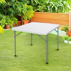 ที่วางโต๊ะพับได้สำหรับในร่มกลางแจ้งทำจากพลาสติกพับได้ง่าย86ซม. - Product Image 2