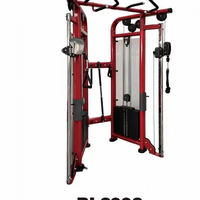 Kpeakfit Appareil d'entraînement fonctionnel compact à poulies doubles réglables, machine à câbles pour usage domestique et commercial, exercice complet du corps