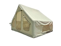 Tente d'extérieur à tube d'air pour maison Grande tente de camping gonflable de luxe avec protection contre le soleil et la pluie Tente pour maison 5-8 personnes