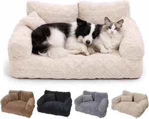 Wholesale Calming <b>Dog</b> <b>Bed</b> Soft Fiber Filled Raised Edge Pet <b>Sofa</b> <b>Bed</b> With Removable Cover for Medium Large <b>Dogs</b> OEM Buyers - Product Image 1