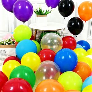 Factory Colorful Thickened Matte Round Latex Kids Birthday Party Wedding <b>Arch</b> Decoration Air <b>Balloons</b> With Custom Logo - Product Image 2