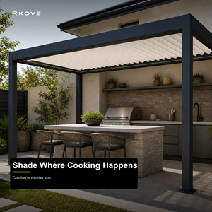 Pérgola Motorizada RKOVE: Crea tu Zona Privada para Comer y Cocinar al Aire Libre - Product Image 3