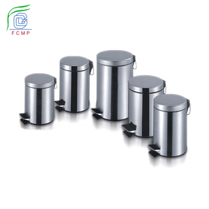 Stainless Steel Mirror Garbage <strong>Bin</strong> With Separate Bucket Trash <strong>Bin</strong> - Product Image 5
