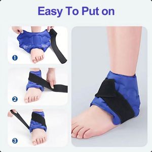 Hot-selling High-quality Customized Cold Therapy Compression <b>Ice</b> <b>Pack</b> 26 X 16 Cm, Suitable for <b>Ankle</b> and Heel Cold Therapy - Product Image 5