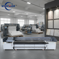 Imprimante UV hybride haute vitesse pour papier peint et carton, machine d'impression UV rouleau à rouleau, vente directe usine