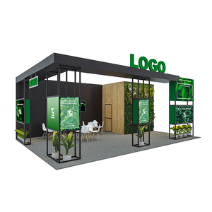 Tùy chỉnh 20x30ft Chất lượng cao kim loại nhôm triển lãm đứng thiết kế mới cho triển lãm thương mại đứng - Product Image 1