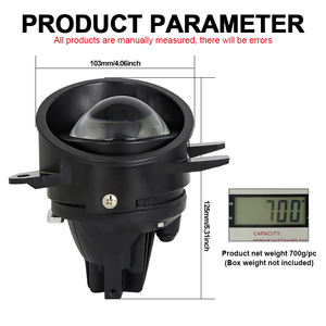 3.0 pouces Bi LED antibrouillard conduite lumière jaune blanc faible faisceau <span class=keywords><strong>de</strong></span> route 45W Led projecteur antibrouillard rénovation antibrouillard - Product Image 4