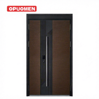 Porte de sécurité rapide en aluminium au design moderne, ignifugée 3 heures, insonorisée, pour entrée extérieure, appartement, hall, chambre, villa, extérieur