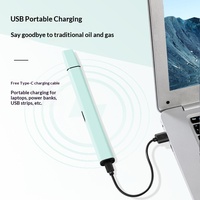 Allumeur électronique à impulsions USB rechargeable, coupe-vent, sans gaz, sans huile, pistolet d'allumage en métal pour cuisine, briquet à cigarettes