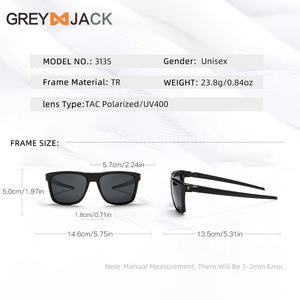 Gafas de Sol Deportivas Unisex Greyjack, Montura TR, Lentes TAC, Protección UV400, Polarizadas, para Ciclismo, Pesca, Conducción al Aire Libre - Product Image 2