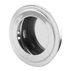 Stainless Steel Round <b>Concealed</b> Cabinet Handle For Wardrobe Kitchen Bathroom Drawer Minimalist Design Antirust Feature - Product Image 5