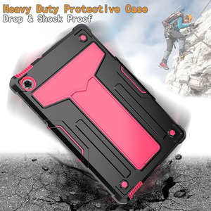 Le <span class=keywords><strong>plus</strong></span> récent étui pour <span class=keywords><strong>tablette</strong></span> de couleur contrastée populaire pour <span class=keywords><strong>Lenovo</strong></span> Tab <span class=keywords><strong>M10</strong></span> <span class=keywords><strong>Plus</strong></span> TB-X606X/X606F TPU Hybrid PC <span class=keywords><strong>Housse</strong></span> de support pliable robuste - Product Image 5