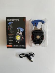 Minilanterna portátil super brilhante de led, à prova d'água, seguro, para martelo, ferramentas cortadoras, cob, recarregável - Product Image 3