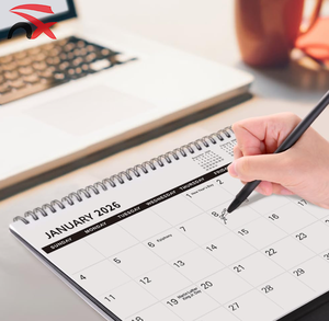 Premium Selection January <strong>2026</strong> - December <strong>2026</strong> <strong>Promotional</strong> Table Desktop Calendar Large Blaocks with Notes - Product Image 4
