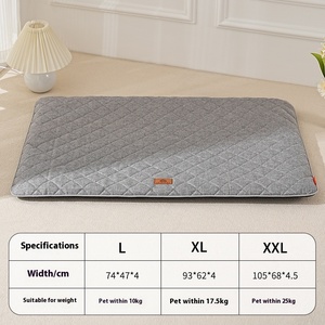 Cama para Perros <span class=keywords><strong>de</strong></span> Cáñamo con Patrón Sólido para Todas las Estaciones, Ecológica, Certificada por OEKO-TEX, Lavable, Cálida y Cómoda, Específica para Mascotas - Product Image 6