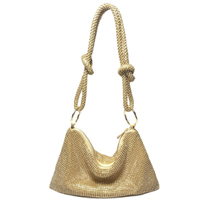 <span class=keywords><strong>Sac</strong></span> <span class=keywords><strong>bandoulière</strong></span> en alliage d'aluminium de qualité supérieure pour femmes, <span class=keywords><strong>sac</strong></span> à main léger à coque rigide avec fermeture éclair, argent, or, <span class=keywords><strong>noir</strong></span> - Product Image 1