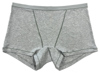 Culotte Boxer Femme en Tissu Modal Doux avec Taille Élastique Personnalisée, Coutures Contrastantes et Bordures Côtelées Tendance